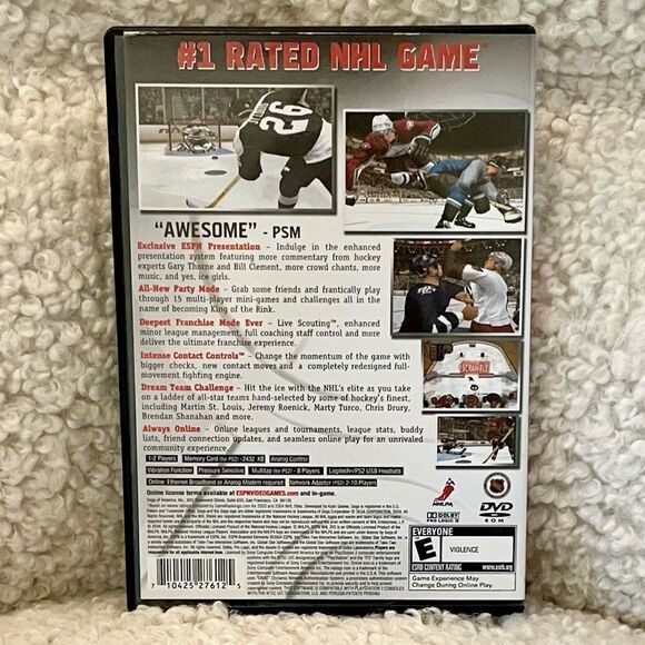 PS2 ESPN NHL 2K5 PlayStation 2 Video Game - Picture 2 of 3